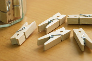 木製クリップ