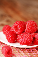 fresh raspberries