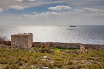Fototapeta na wymiar Maltese Island of Filfla