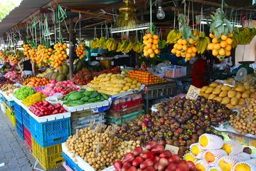 Fotobehang Orient fruit market © Maygutyak