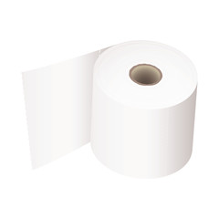 Toilet roll white