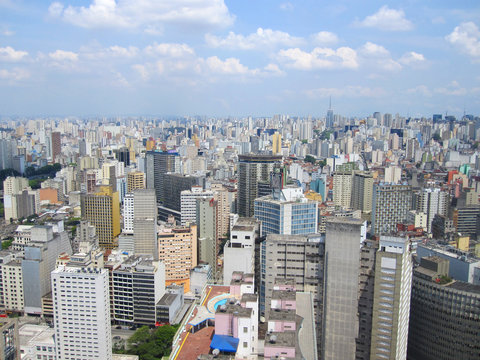 São Paulo, Brasilien - Aussicht vom Edificio Itália