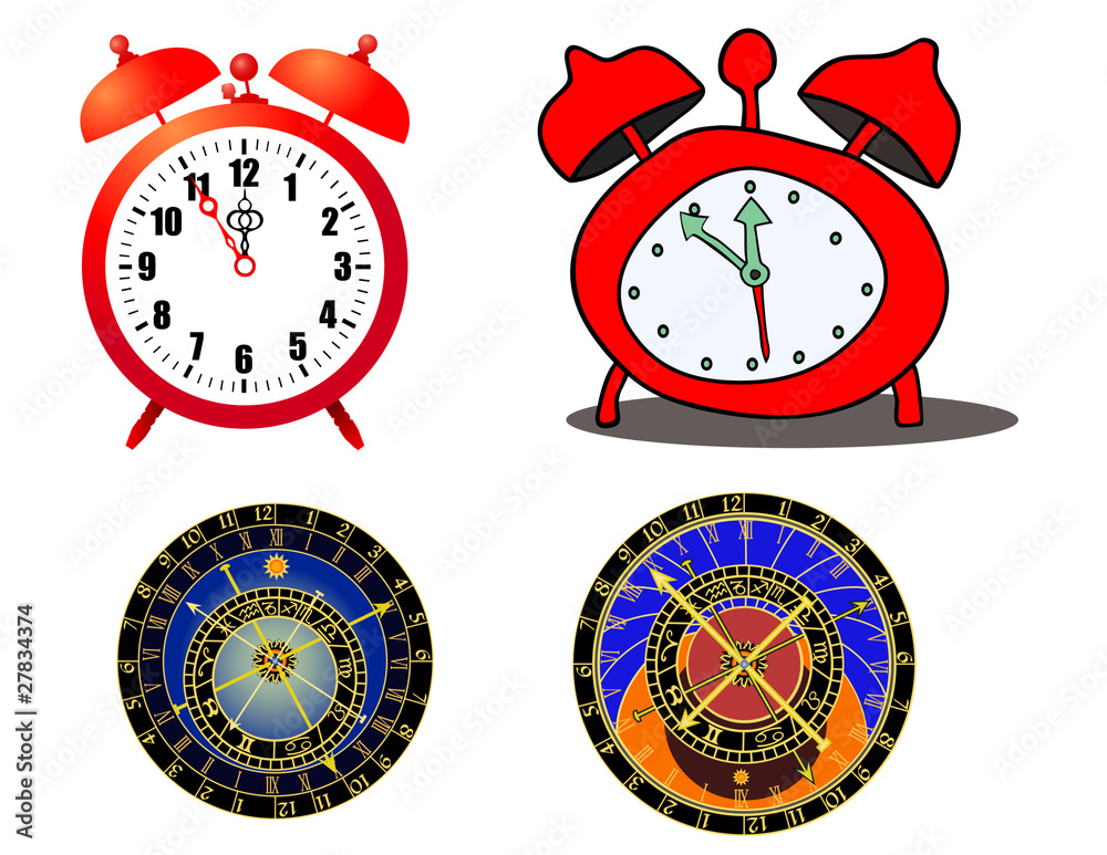 Canvas Prints various clocks and astronomical clocks