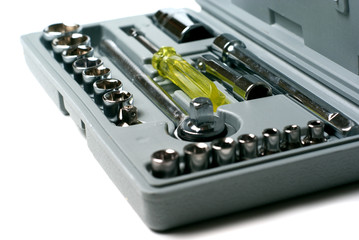 End wrench sockets set isooated