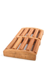 Wood foot massager