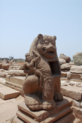 Fototapeta na wymiar Sculpture in Mahabalipuram, South India