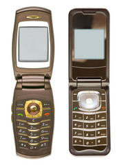 Set of mobile phones