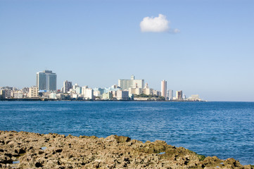 Fototapeta premium Vedado, Havana Bay
