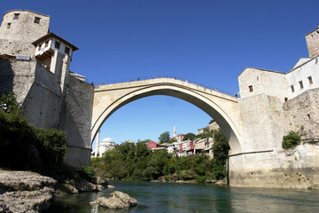 Fototapeta na wymiar Mostar Bridge - Bośnia i Hercegowina