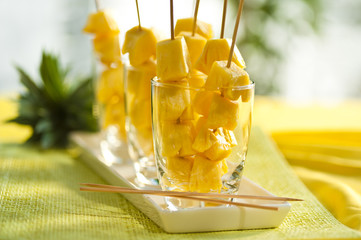 Pineapple spears