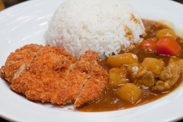 Japanese style curry rice