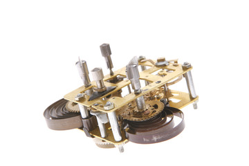 clock mechanism inside view