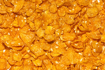 Background of corn flakes