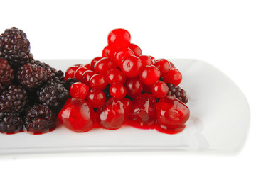 sweet cherry and wild berry