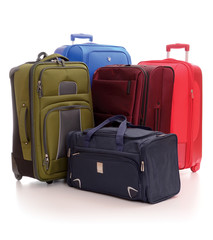 Suitcase isolated on white background