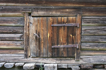 door in a rural izba