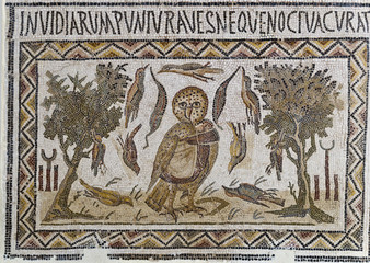 Fototapeta na wymiar Rzymskie mozaiki
