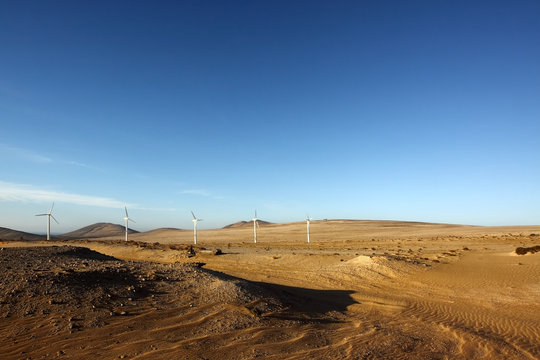 Windpark in der W&uuml;ste
