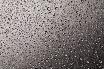 Drops on a metal surface