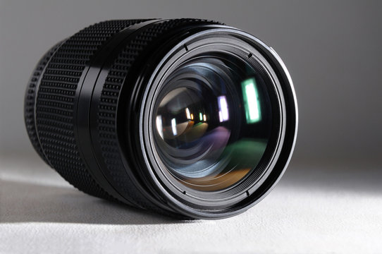 Fototapeta zoom lens on the table