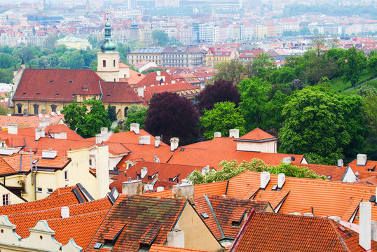 View on the Prague, Czech Republic.