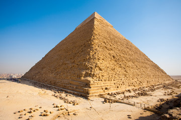 Fototapeta na wymiar Piramida Chefrena Giza tył