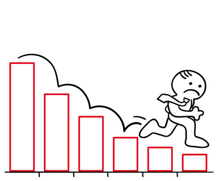 figur auf negativem diagramm