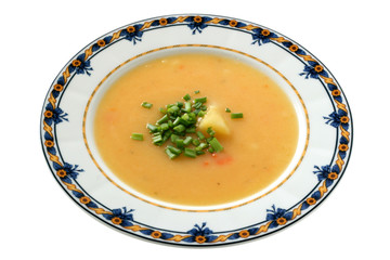 potato soup with green onion