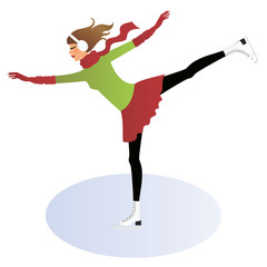 Girl skating © panitram