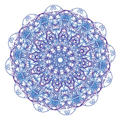 Abstract Christmas snowflake