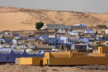 Fototapeten Village nubien au porte du désert © Pierre-Jean DURIEU