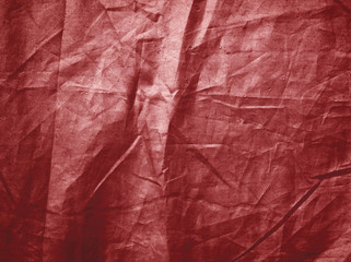 Red creased textured background