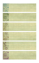Neutral tones coconut paper banner set