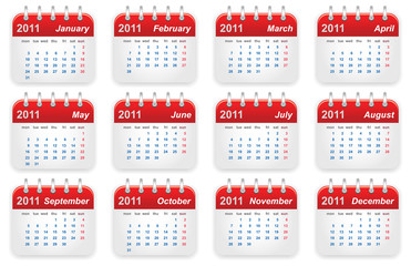 Calendar 2011 year