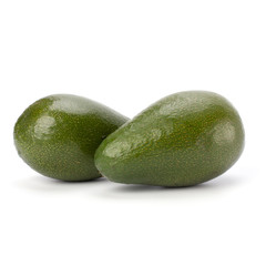 avocado isolated on white background