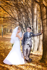 Fototapeta premium Bride and groom