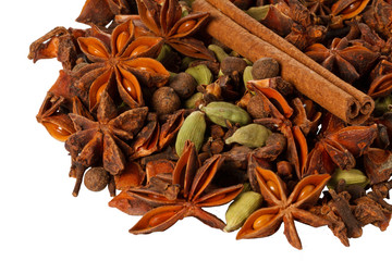 Chrismas spices - Chrismas spices, isolated on white
