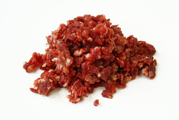 Minced deer meat