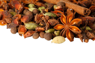 Chrismas spices - Chrismas spices, isolated on white