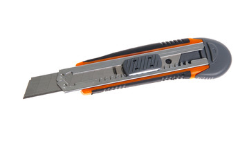 Paper knife and wallpaper on a