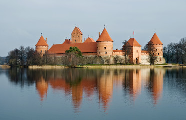 Trakai castle, medieval castle in Lithuania