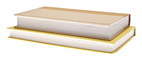 Heap of Yellow Hardcover Books