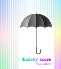 abstract background with umbrella
