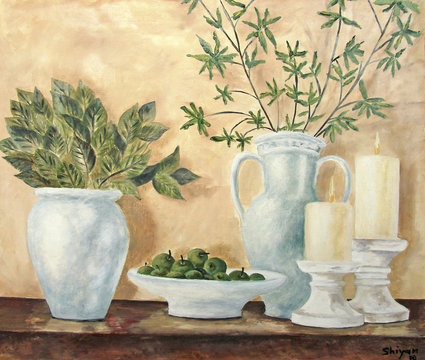 Still Life Original Oil Painting