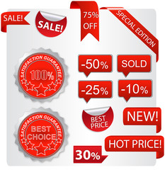 Shopping tags (labels) set 1