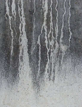 dirt leak drip on a wall resembling lightning