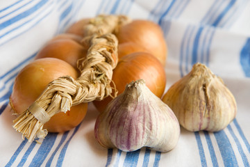 Garlic and onions
