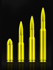 Set of bullets