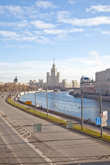 Fototapeta na wymiar Moscow river