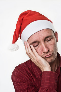p&egrave;re no&euml;l endormi